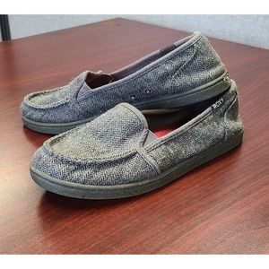Roxy Minnow Casual Shoes Gray Women's Size 7